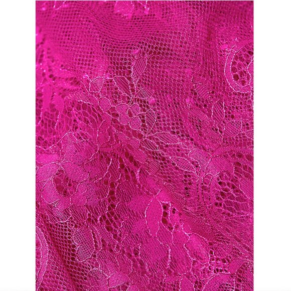 SOLD! Alexis Magdalina Pleated Lace Halter - Picture 8 of 9